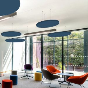 Plafondeiland Rockfon Eclipse Colours Storm Cirkel 1160 mm