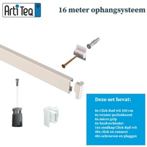 Click Rail wit primer 16 meter