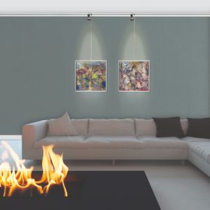Artiteq Combi Rail Pro Light in de woonkamer thuis